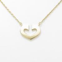 カルティエ Cハート ネックレス