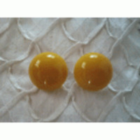 アンジェラ、ボールクリップイヤリングER4013-YE イエロー