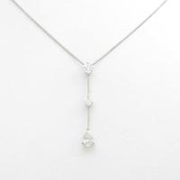 トリロジー スリーストーン ダイヤモンドネックレス