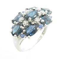 18KWG サファイヤリング