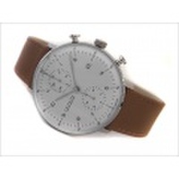 ユンハンス JUNGHANS 腕時計 027/4502.00 機械式自動巻 レザーベルト クロノスコープ