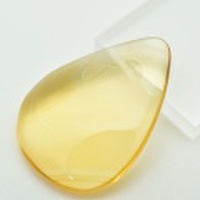 シトリン　ルース　タンブル【約9g】天然石｜パワーストーン｜シトリン｜黄水晶｜ドロップカット｜タンブル｜e0580