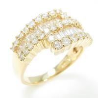 K18YG ダイヤモンドリング