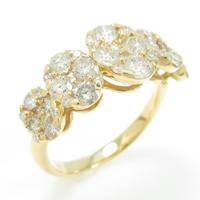 K18YG ダイヤモンドリング10％引き