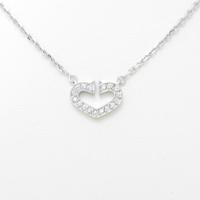 カルティエ Cハート ネックレス