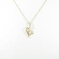 K18YG ダイヤモンドネックレス 0．222ct・D・VS2・EXT H＆C30％引き