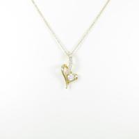 K18YG ダイヤモンドネックレス 0．222ct・D・VS2・EXT H＆C30％引き