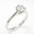 【リメイク】プラチナダイヤモンドリング 0．603ct・E・SI2・GOOD