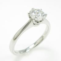 【リメイク】プラチナダイヤモンドリング 0．603ct・E・SI2・GOOD