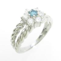 PT フラワー ダイヤモンドリング