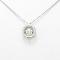 【新品】プラチナダイヤモンドネックレス 0．180ct・G・SI1・VERYGOOD