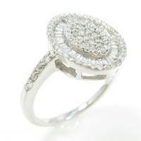 K18WG ダイヤモンドリング