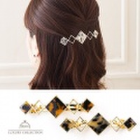 バレッタ べっ甲 シンプルバレッタ　シンプル バレッタ　上品バレッタ　オシャレバレッタ　大人可愛いバレッタ　べっ甲バレッタ　上品 べっ甲 ゴールド　バレッタ　ヘアアクセサリー　プレゼント　大人可愛いヘアアクセサリー　ジュエリー　プレゼント