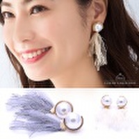 ピアス パール レース チタン 縦長 金属アレルギー 結婚式 パーティー