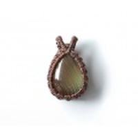 激安!高品質　アンデシンのまくらめペンダント　　21.6×14mm　　〈No.7〉　　　sale14　　accessory1