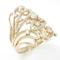 K18PG ダイヤモンドリング