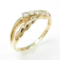 K18YG ダイヤモンドリング