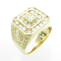 K18YG ダイヤモンドリング