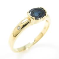 K18YG サファイヤリング