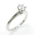 ティファニー クラッシックソリティア リング 0．35ct・D・VVS1・3EXT