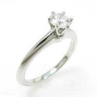 ティファニー クラッシックソリティア リング 0．35ct・D・VVS1・3EXT