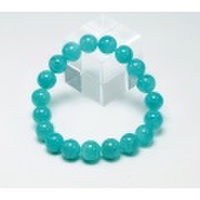 大特価!シーブルーアマゾナイトAAAの10mmブレスレット　　　　【パワーストーン/天然石】