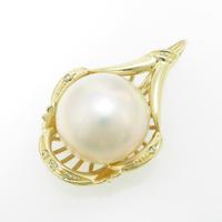 K18YG マベパールペンダント