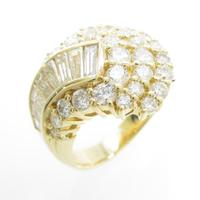 K18YG ダイヤモンドリング