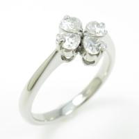 プラチナダイヤモンドリング 0．521ct・F・SI1・ハートシェイプ