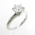 ティファニー クラッシックソリティア リング 0．89ct・F・VS1・3EXCELLENT20％引き
