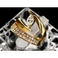 【K18YG イエローゴールド】指輪 リング ダイヤモンド0.43ct ダイヤモンド0.25ct 7.9g 11.5号 レディース 11438-0