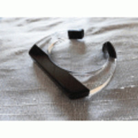 アンジェラ、ライトバングルBL7004-CL-BK クリア・ブラック