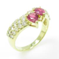 K18YG ルビーリング30％引き