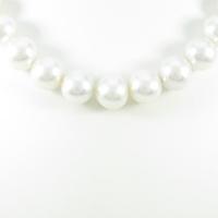 シルバークラスプ シロチョウパールネックレス