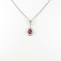 PT ピンクサファイヤネックレス10％引き