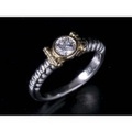 【Christian Dior クリスチャンディオール】 K18YG/PT950 イエローゴールド/プラチナ 指輪 リング 4.8g 5.5号 レディース 11724-0