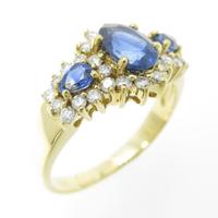 K18YG サファイヤリング