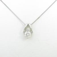 プラチナダイヤモンドネックレス 0．760ct・F・SI2・GOOD