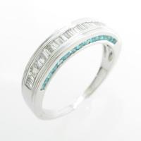 K18WG カラーストーンリング