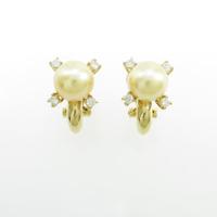 K18YG アコヤパールイヤリング