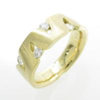 K18YG ダイヤモンドリング30％引き