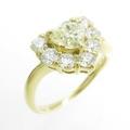 K18YG ダイヤモンドリング 0．750ct・LY・SI2
