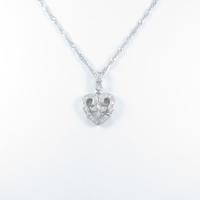 PT ハート ダイヤモンドネックレス