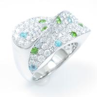 K18WG デマントイドガーネットリング10％引き