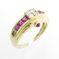 750YG ルビーリング