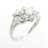 PT フラワー ダイヤモンドリング