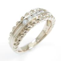 K18PG ダイヤモンドリング