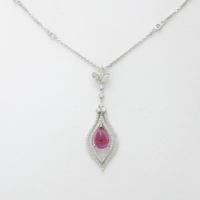 750WG トルマリンネックレス