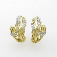 750YG／750WG ダイヤモンドイヤリング