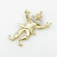 750YG／750WG ピエロ ダイヤモンドペンダント